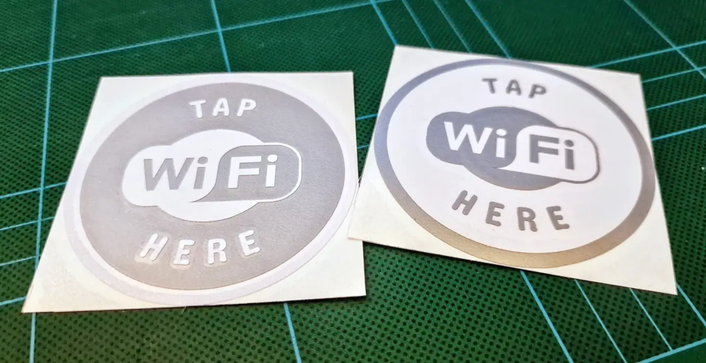 Pegatina NFC WiFi
